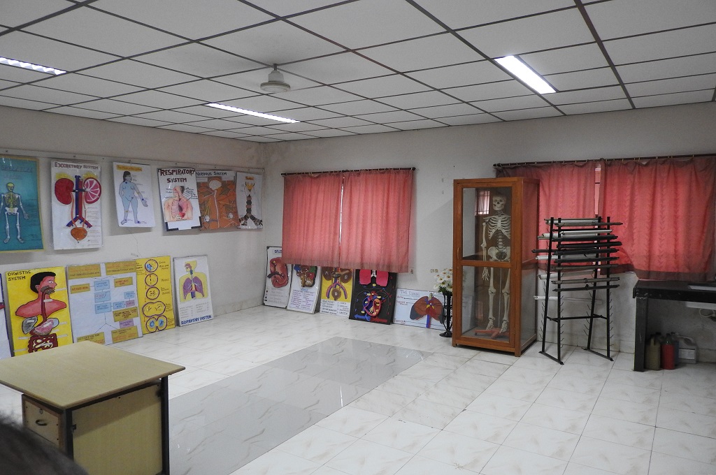 Anatomy lab at kle nursing college